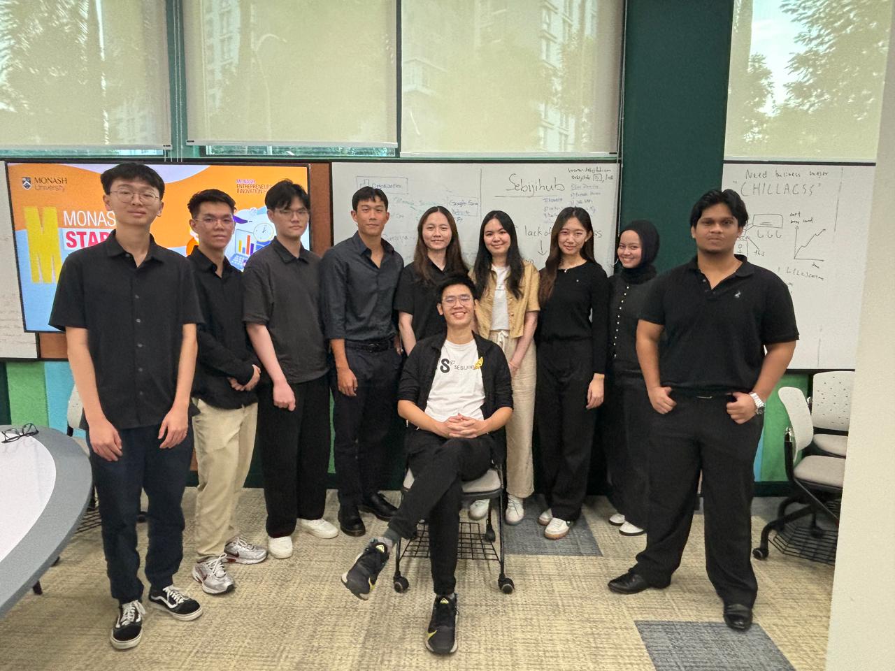The Sebijihub team at Monash Entrepreneurship Innovation Hub